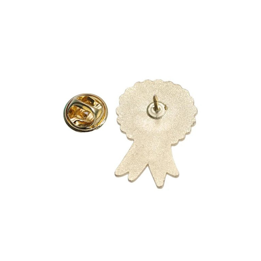 Stay Golden Ribbon Enamel Pin - Picture 3 of 3